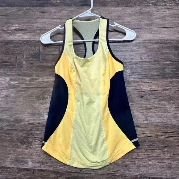 lululemon Yellow and Blue Tank Top - Picture 1 of 4